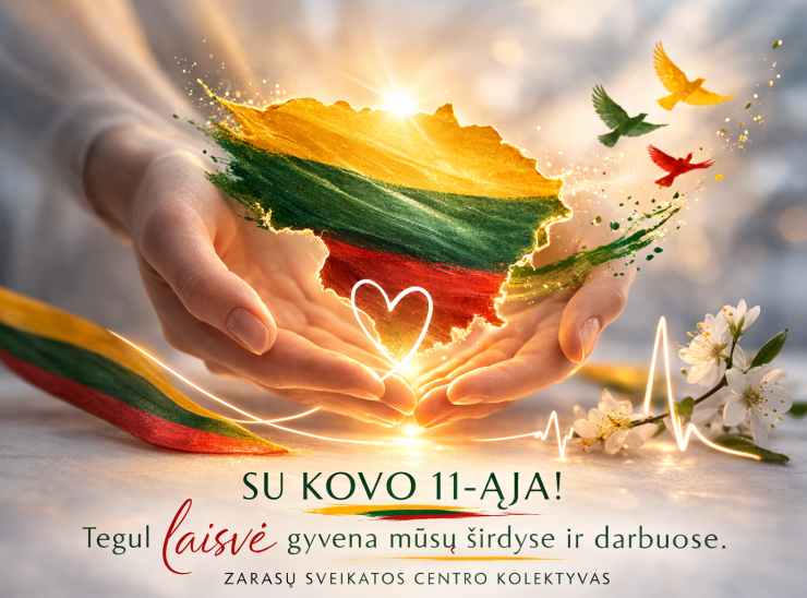 Sveikinimas Lietuvos Nepriklausomybės atkūrimo dienos proga